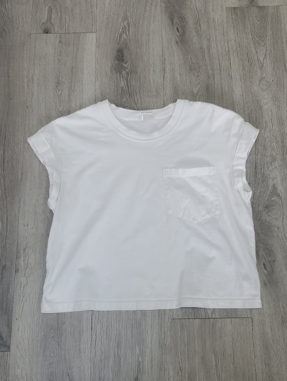MOTHER Size S White Keep On Rolling Pocket Tee - Picture 5 of 10